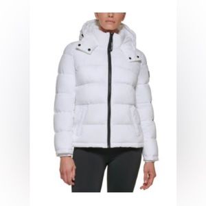 Calvin Klein- women’s hooded puffer coat